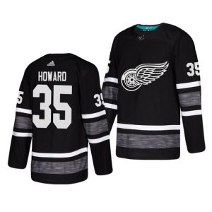 Red Wings Trikot Jimmy Howard Schwarz Parley Pro 2019 NHL All-Star